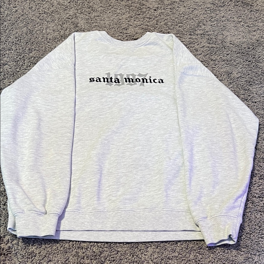 Garage Light Gray Men's Crewneck Sweater